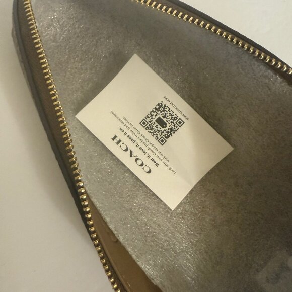 Coach X Peanuts Pencil Case In Signature Canvas With Snoopy Print cbt17 - Picture 4 of 5